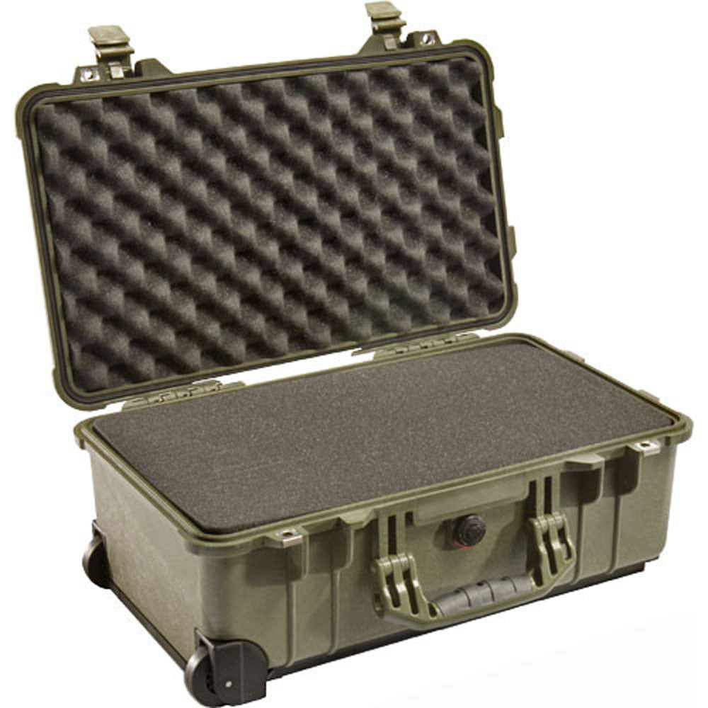 Pelican 1510 Carry on Case with Foam (Olive Drab)