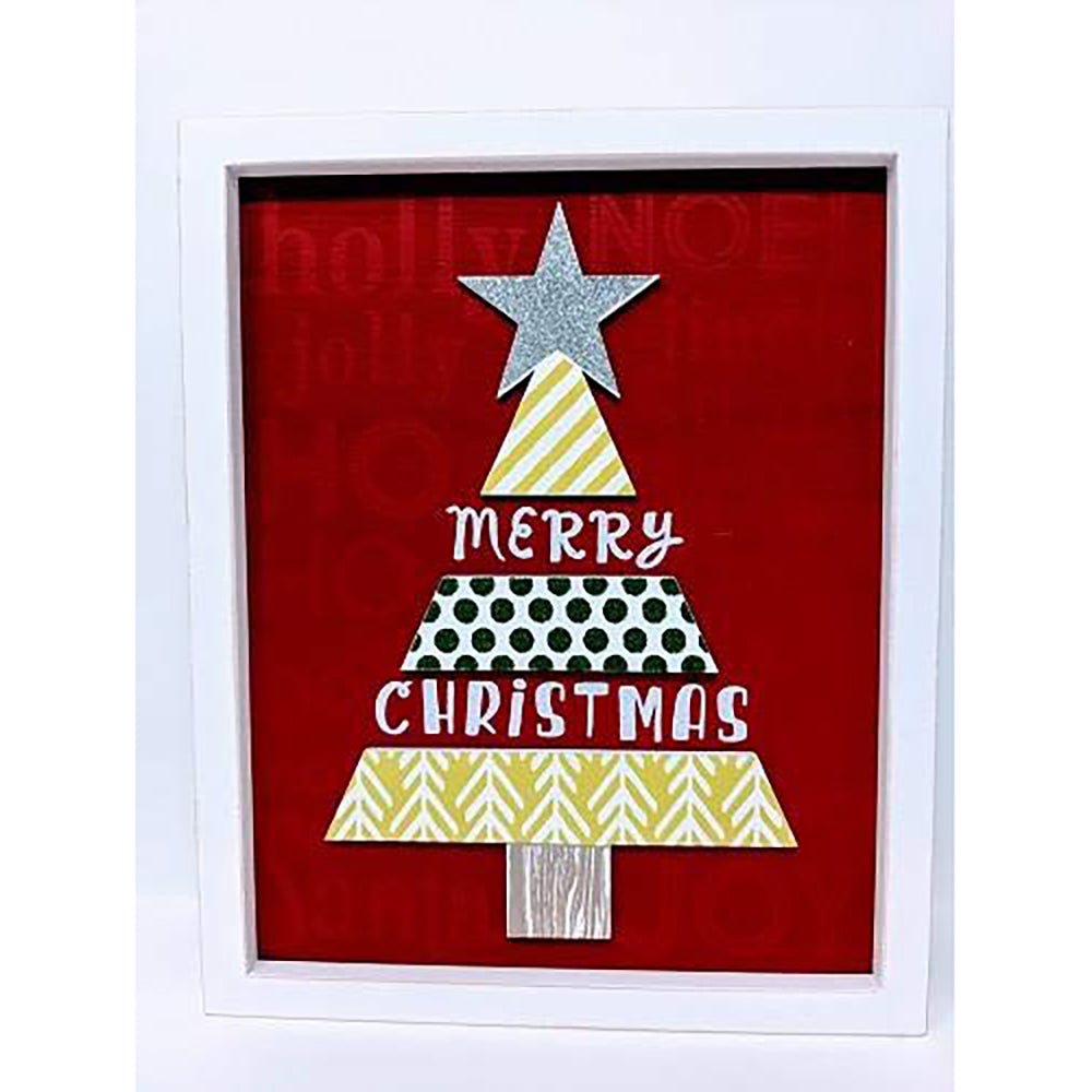 Malden Merry Christmas Tree Sign