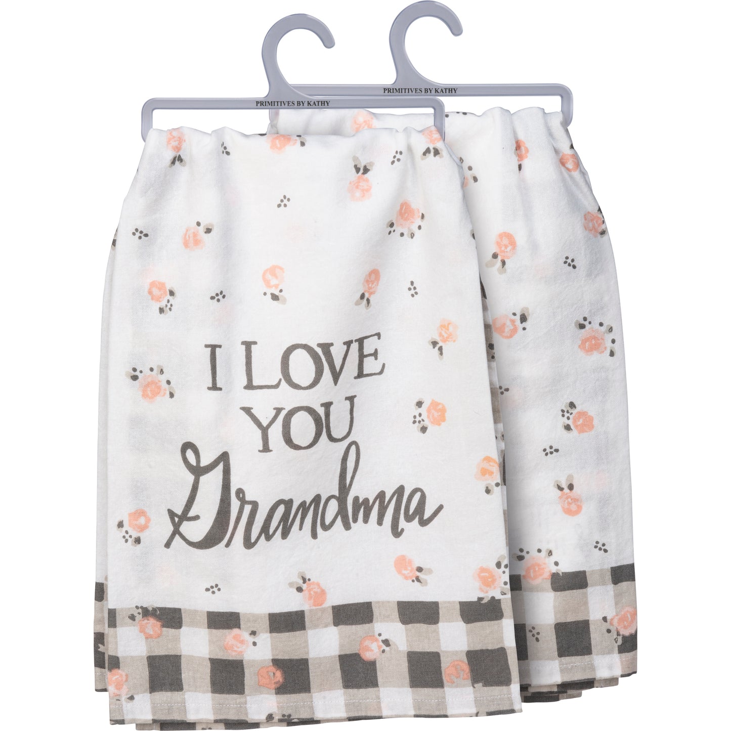 Primitives Dish Towel - I Love You Grandma