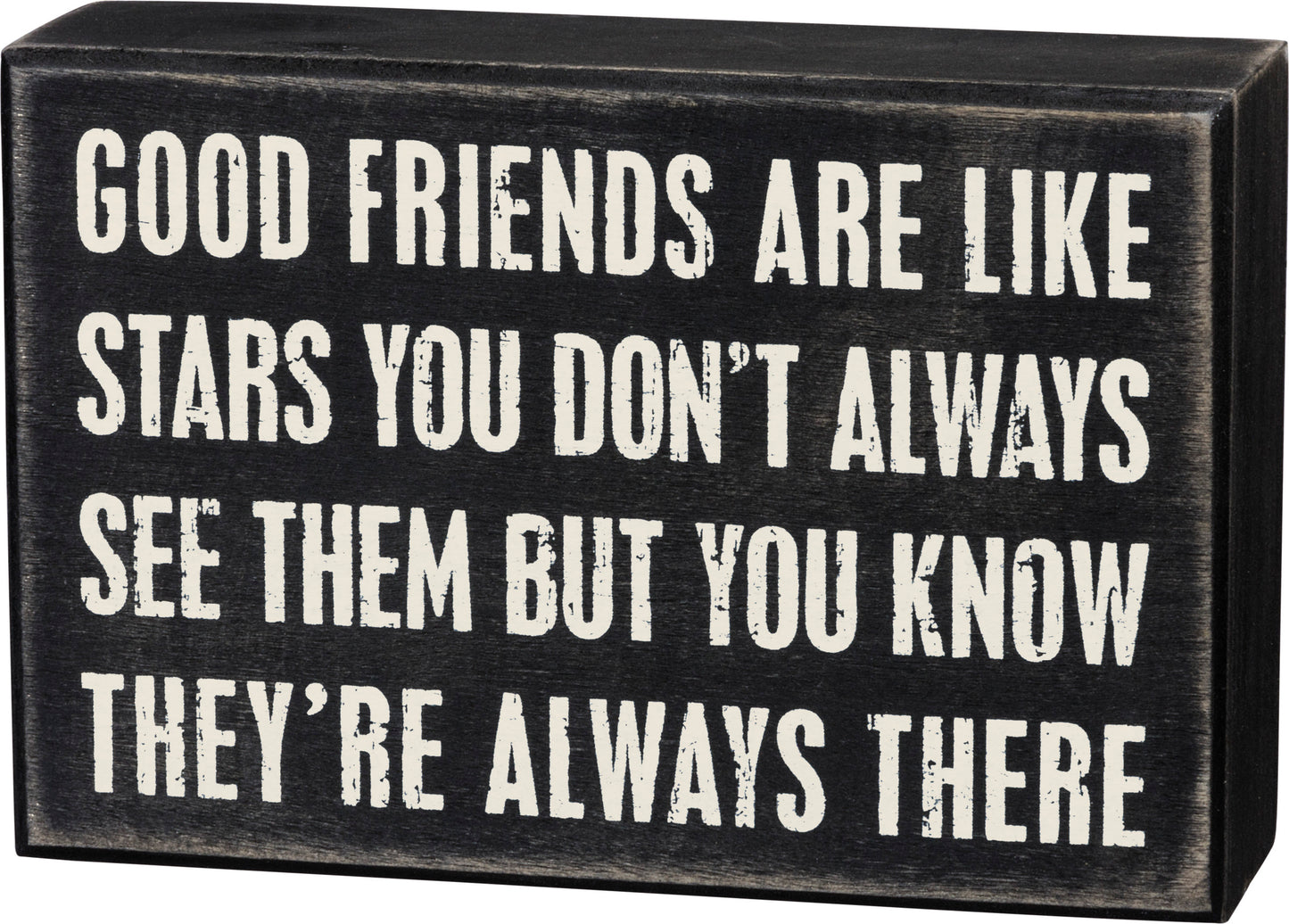 Primitives Box Sign - Good Friends