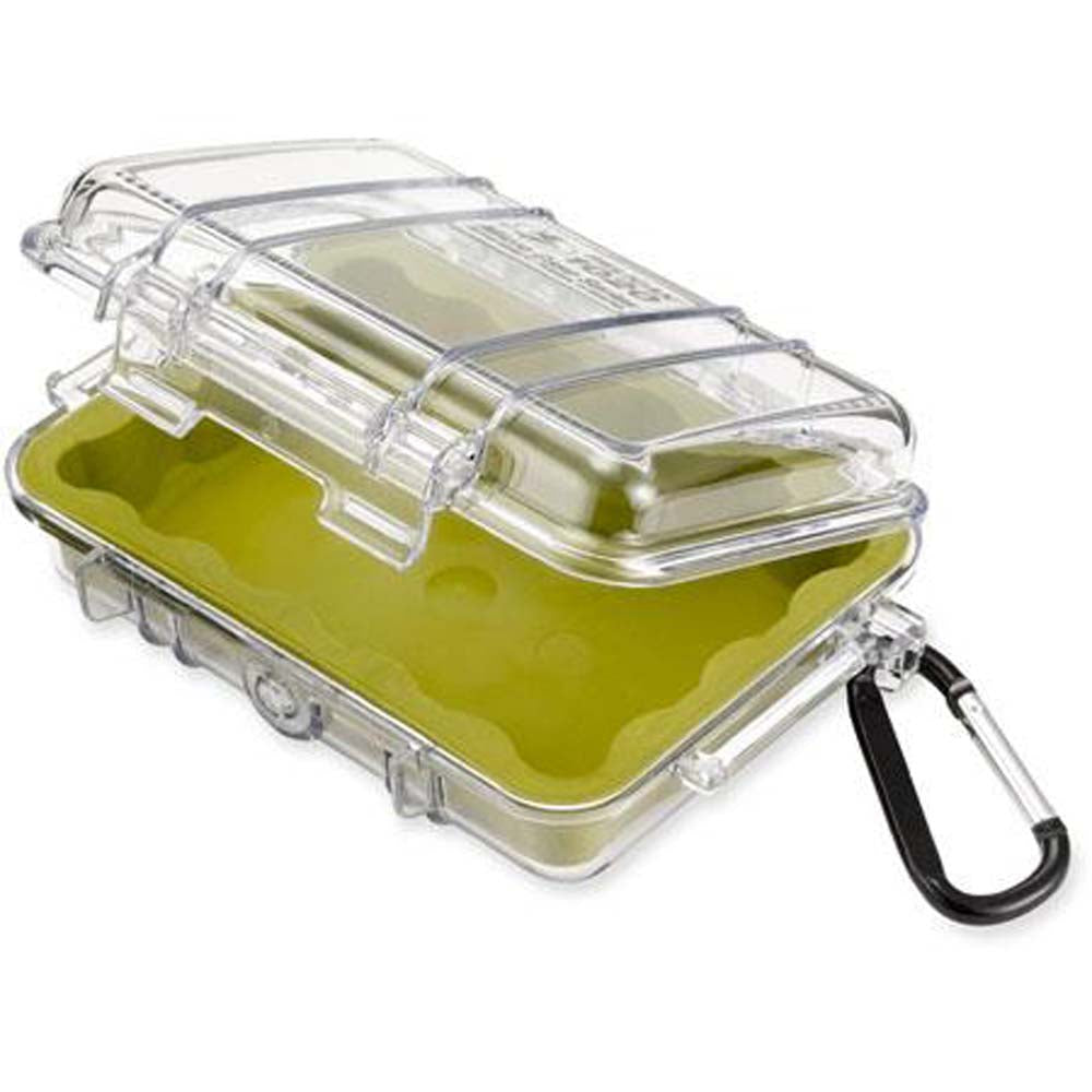 Pelican 1040 Micro Case (Clear Military Green)