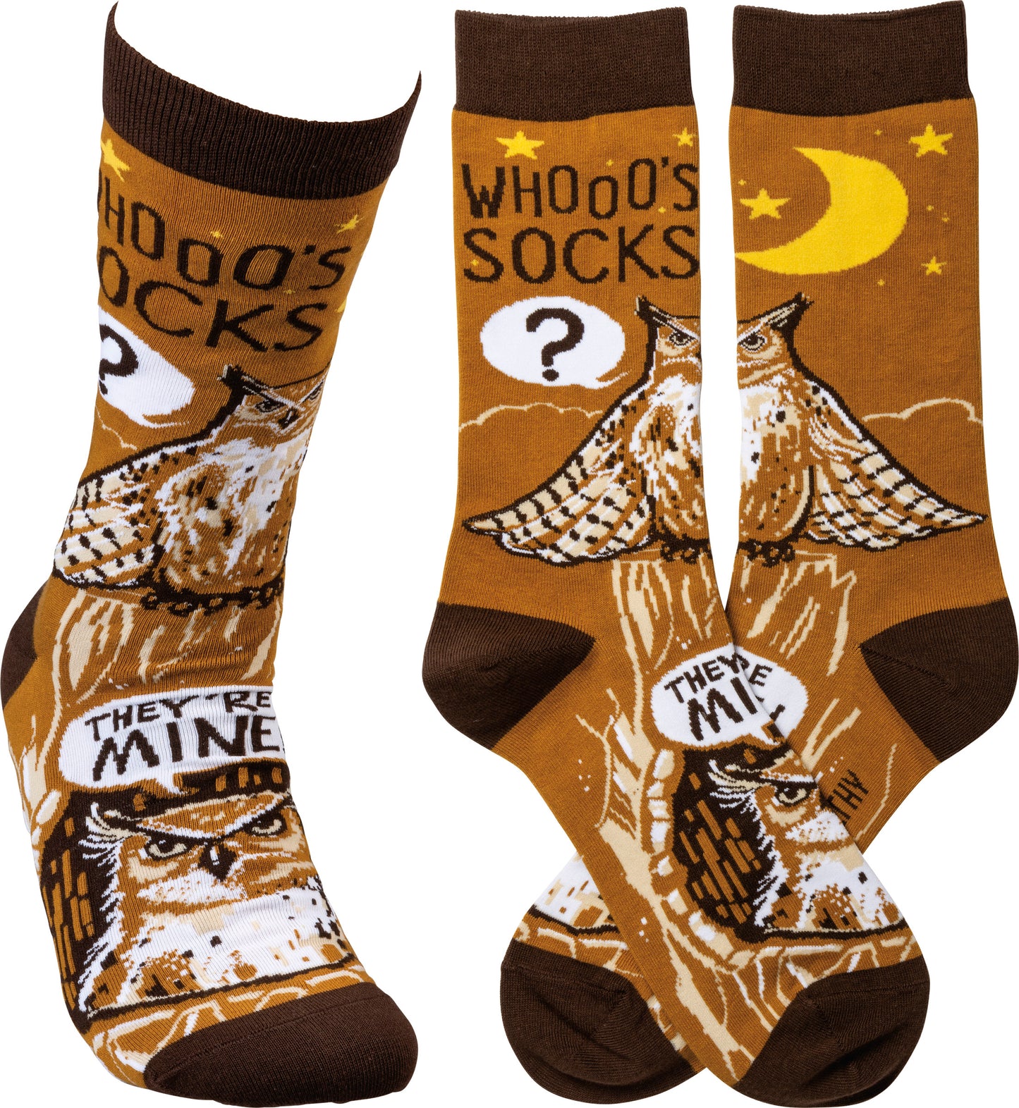Primitives Socks - Whooo's Socks? They're Mine!