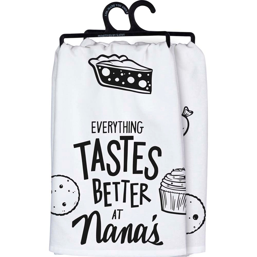 Primitives Kitchen Towel - Everything Tastes Better At Nana's