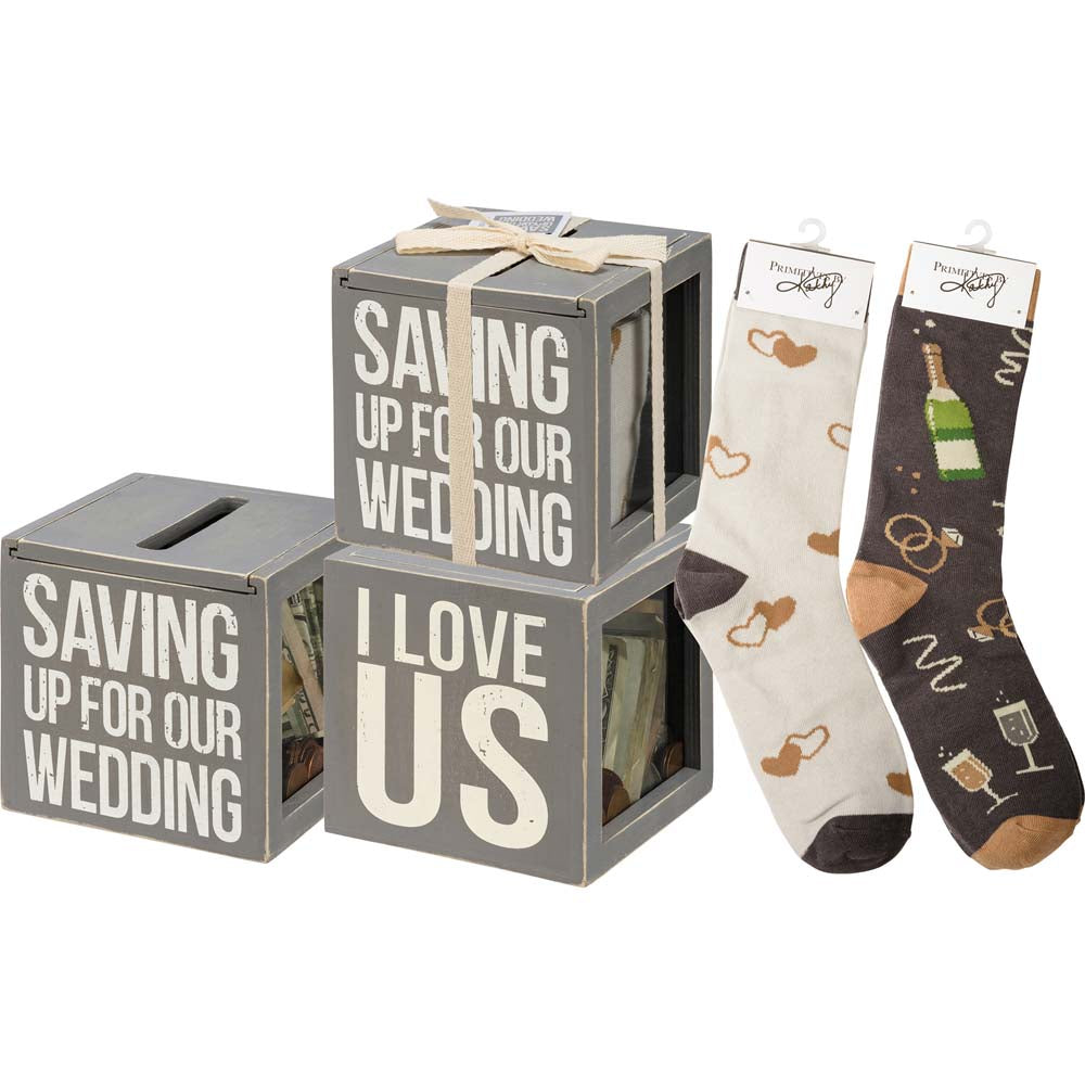 Primitives Bank & Socks Set - Saving Up For Our Wedding