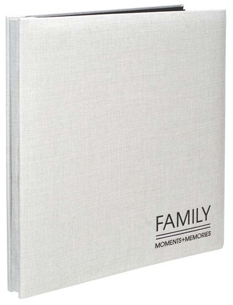 Malden 5-Up Family Light Gray Photo Album