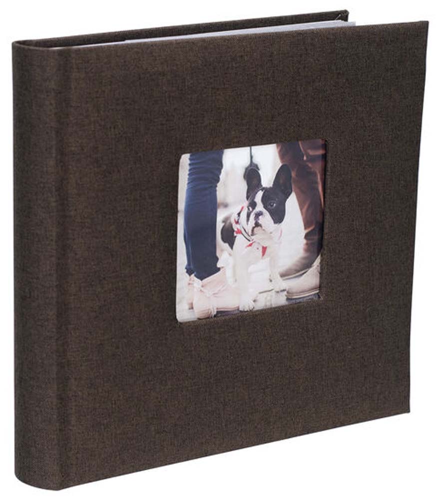 Malden 2-Up 4x6 Brown Fabric Album