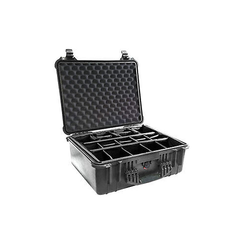 Pelican 1554 Waterproof 1550 Case with Dividers (Black)