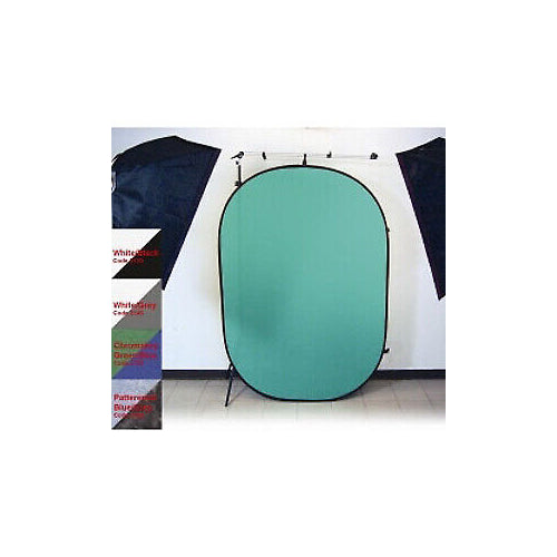 Promaster Dual Sided Pop Up Background Chromakey Green/Chromakey Blue