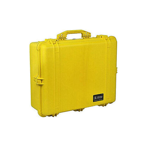 Pelican 1600 Case with Foam (Yellow)