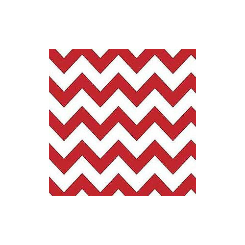 Savage Printed Background Paper (53" x 18', Red & White Chevron)