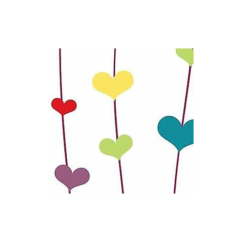 Savage Printed Background Paper (53" x 18', Floating Hearts)