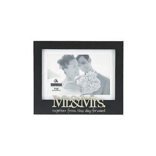 Malden Mr.& Mrs. 4x6 Matted Express Frame