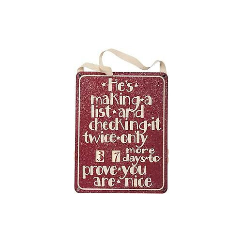 Primitives Countdown Making a List Sign