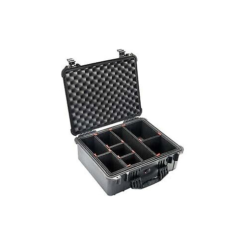 Pelican 1550 Waterproof Case with TrekPak Insert (Black)