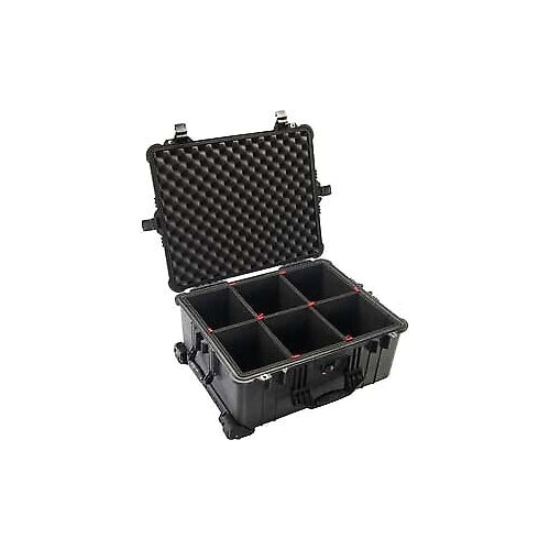 Pelican 1610 Waterproof Case with TrekPak Insert (Black)