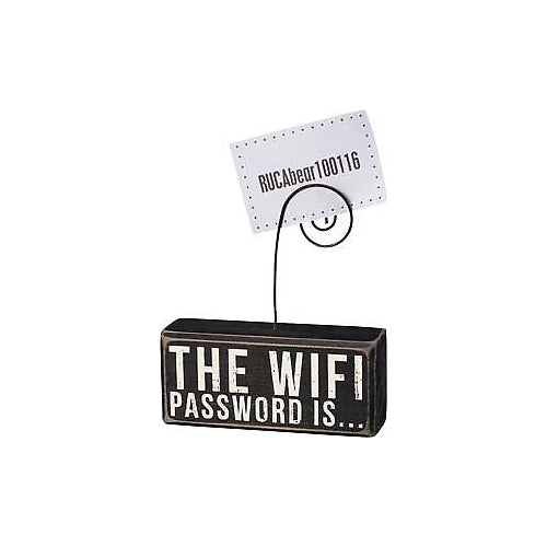 Primitives Wifi Password Photo Block