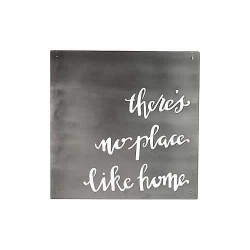 Primitives Like Home Cutout Metal Sign (Nickel)