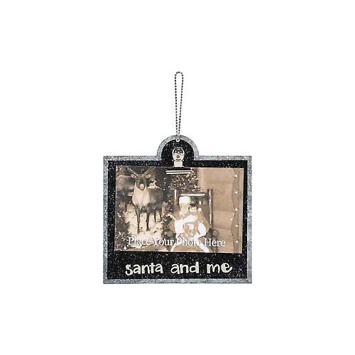Primitives Tin Photo Clip Santa