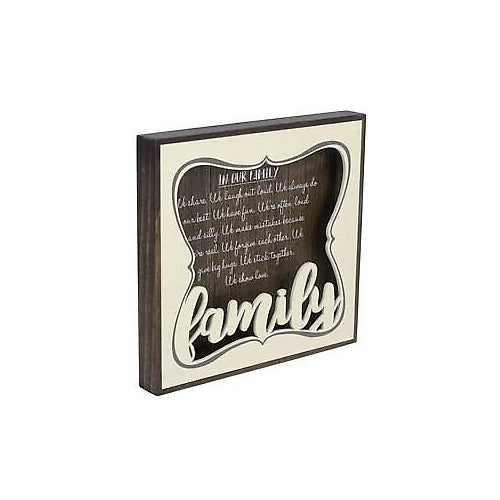 Malden Family Dimensional Sign 9x9