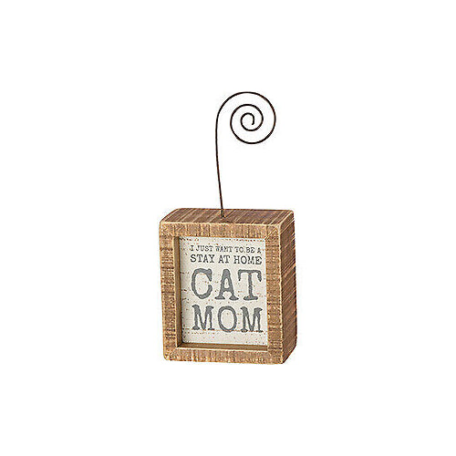 Primitives Cat Mom Photo Block