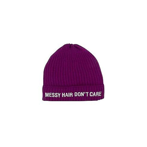 About Face Designs Messy Hair Don't Care Beanie