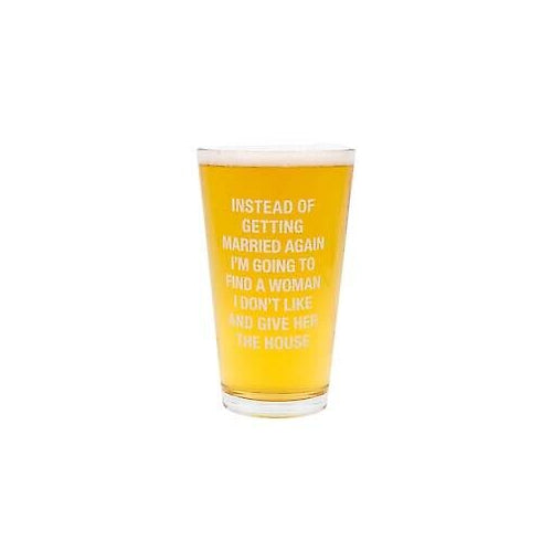 About Face Designs Give her the House Pint Glass