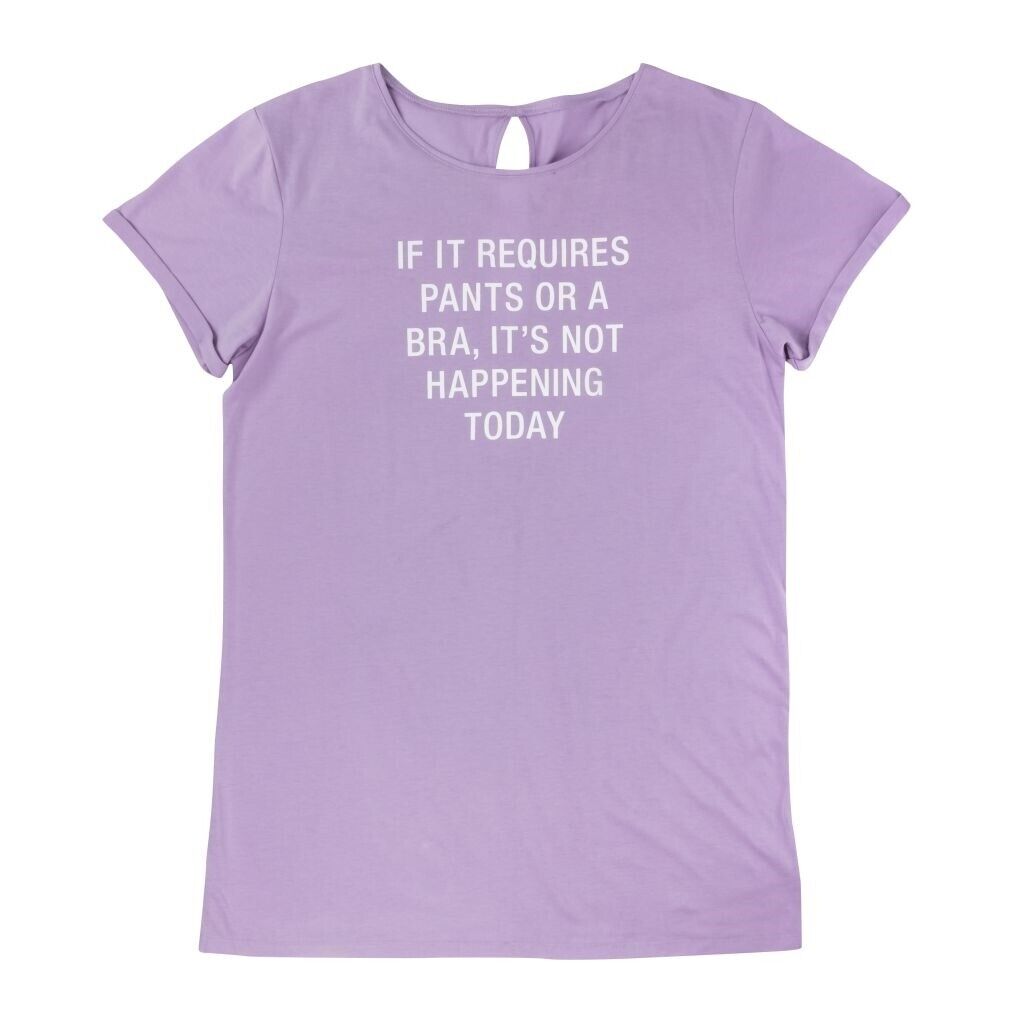 About Face Designs Not Happening Sleep Tee M/L