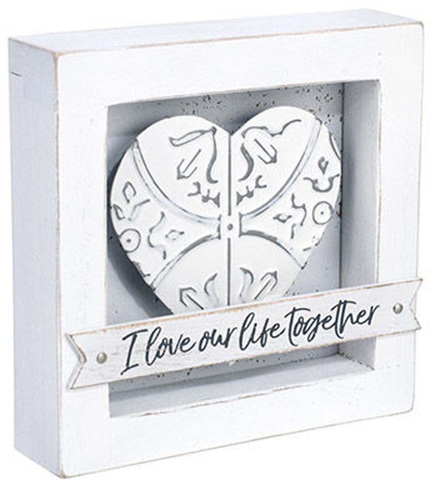 Malden Love Our Life Together 4x4 Sign