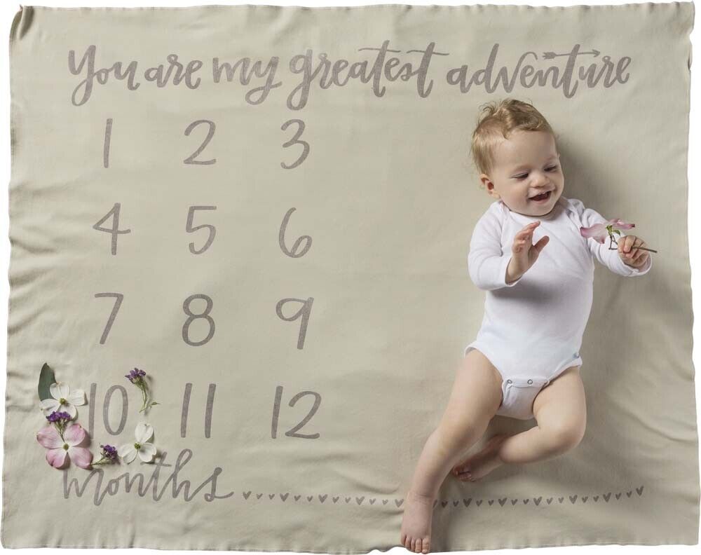 Primitives Milestone Blanket - You Are My Greatest Adventure