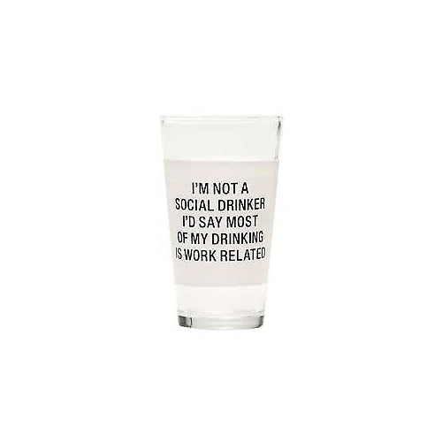 About Face Designs Work Related Pint Glass