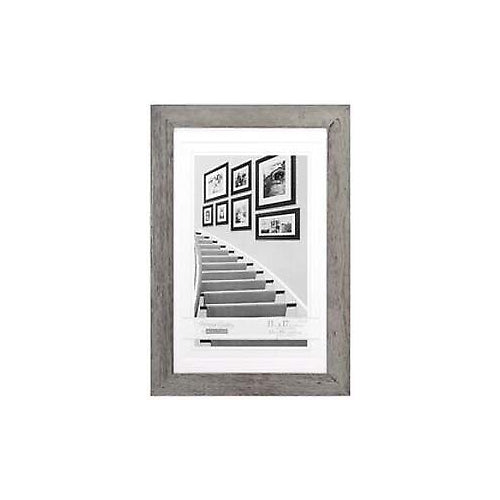 Malden 11x17/12x19 Gray Distressed Manhattan Frame