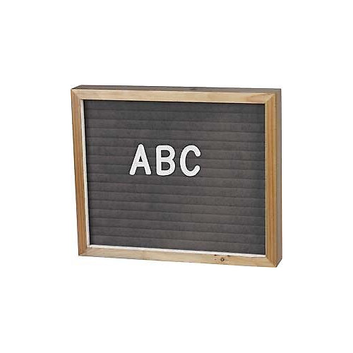 Primitives Letter Board - Natural Gray