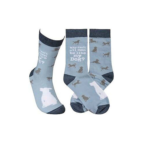Primitives Socks - Why Can't All Men Be Like My Dog