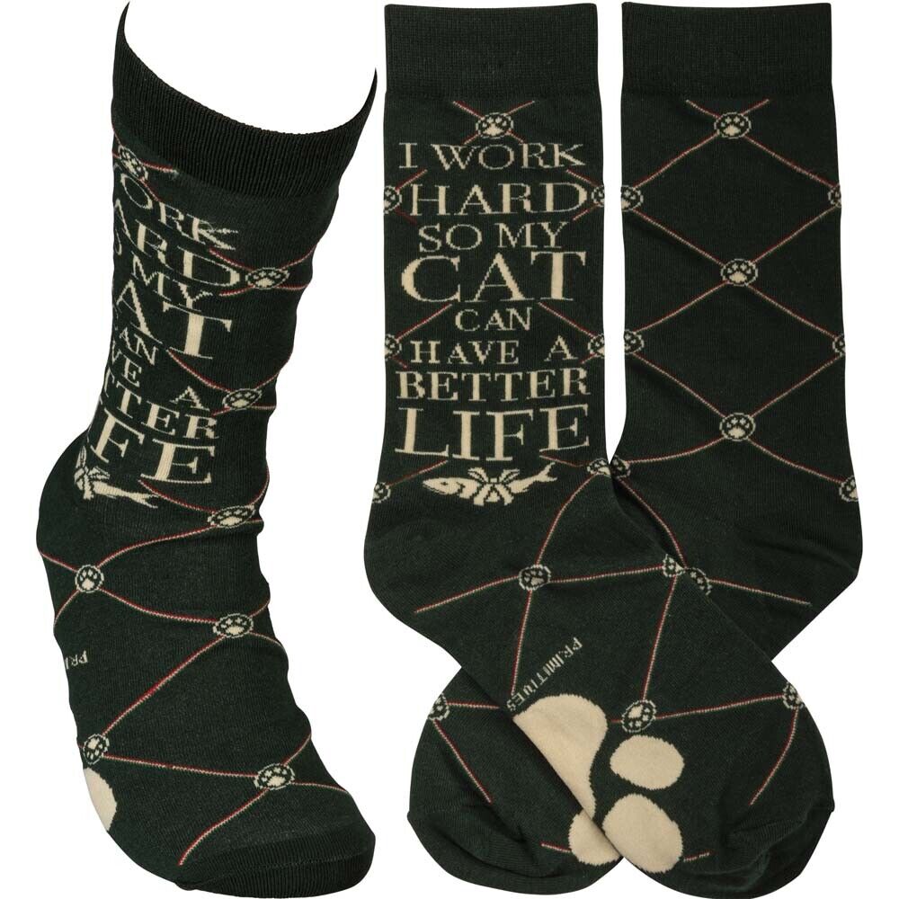 Primitives Socks - So My Cat Can Have A Better Life