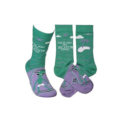 Primitives Socks - These Are My Vacation Socks