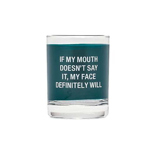 About Face Designs My Face Rocks Glass