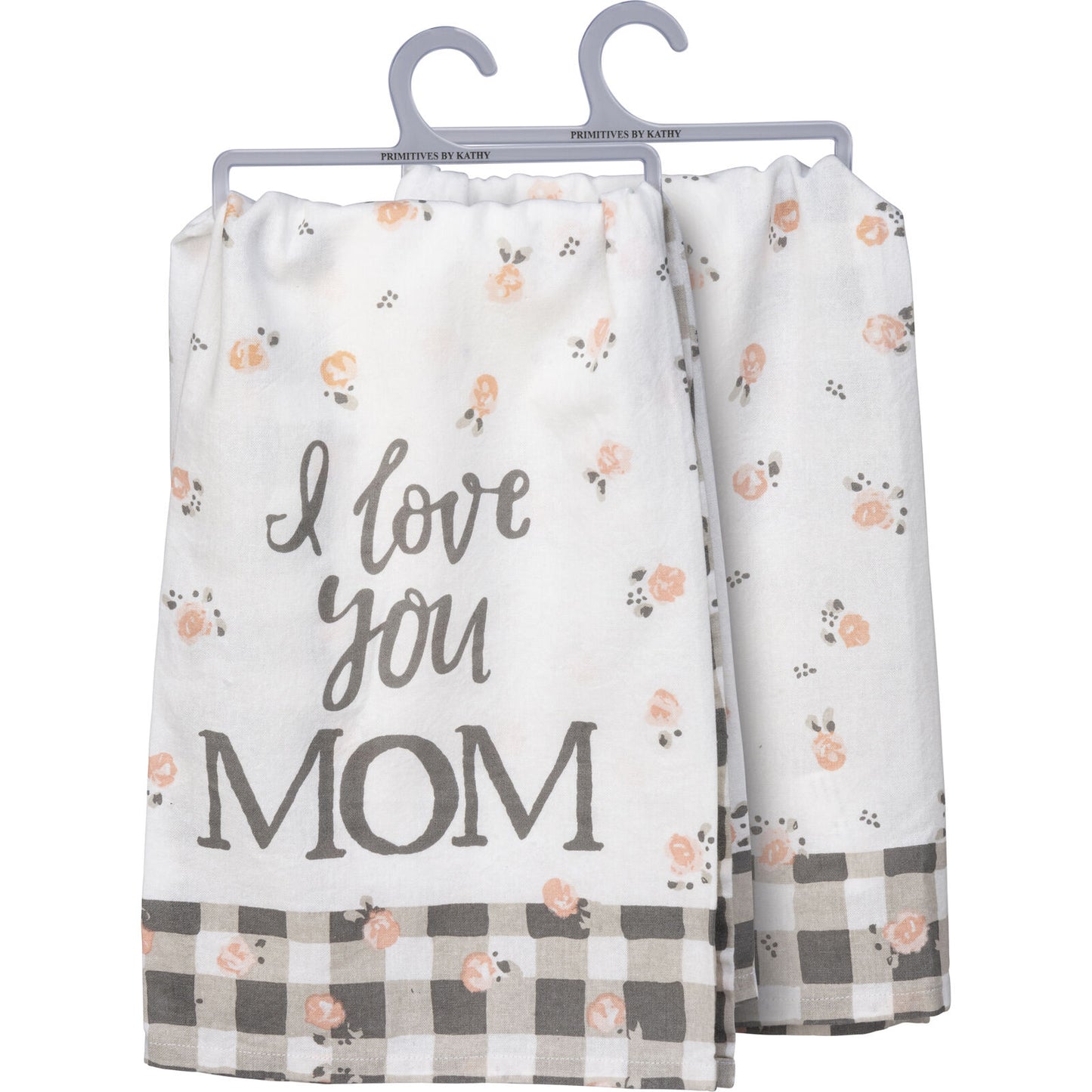 Primitives Dish Towel - I Love You Mom
