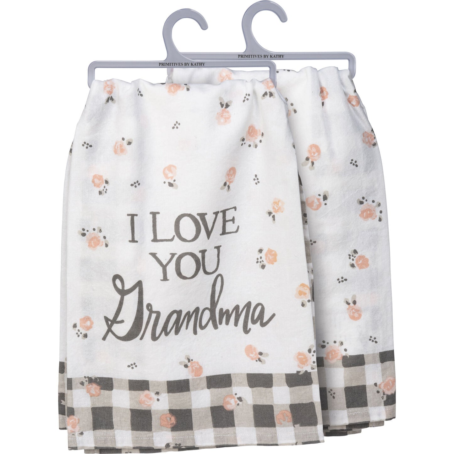 Primitives Dish Towel - I Love You Grandma