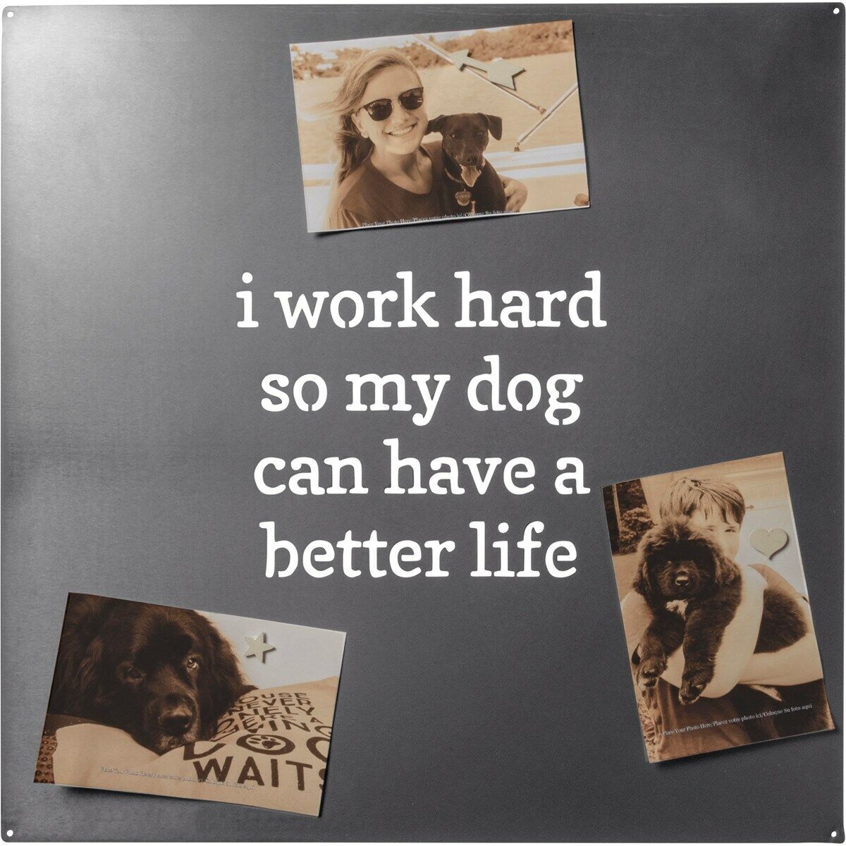 Primitives Magnet Board - My Dog Can Have A Better Life