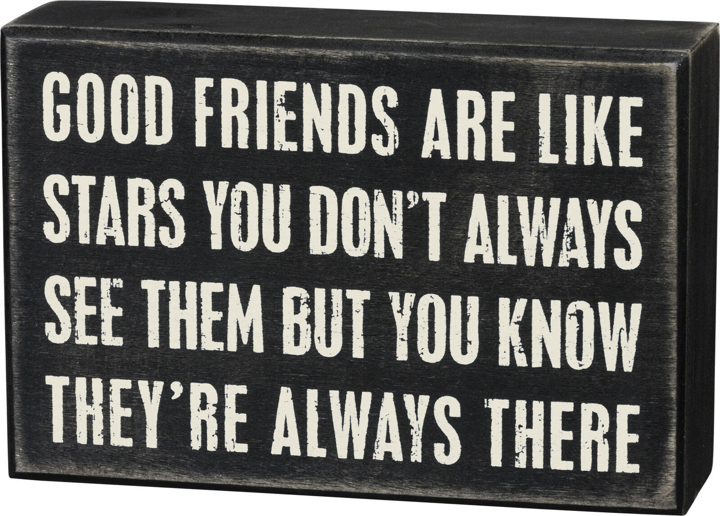 Primitives Box Sign - Good Friends
