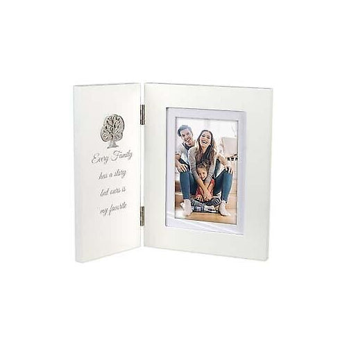 Malden 4X6 Family Bi-Fold White Frame