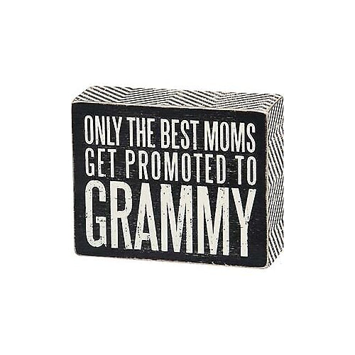 Primitives Box Sign - Promoted To Grammy