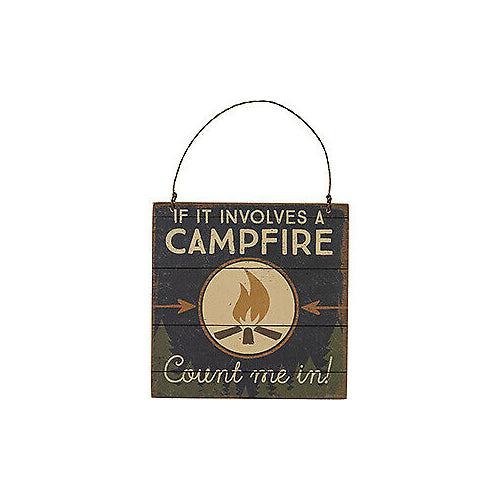 Primitives Ornament - Campfire Count Me In