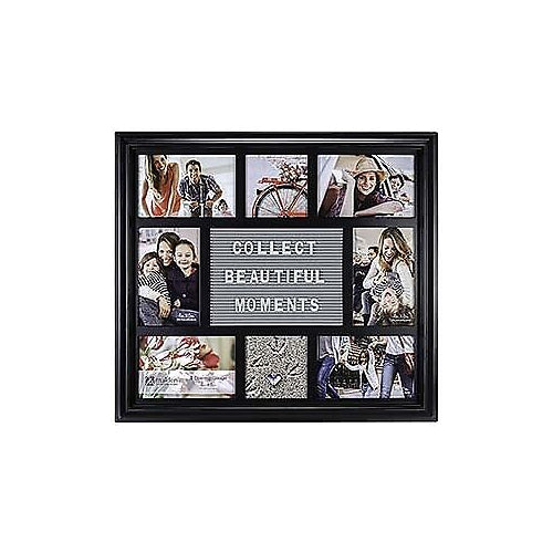 Malden 8-Op. Puzzle Letterboard Black Frame