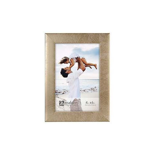Malden 4x6 Linear Metallic Gold