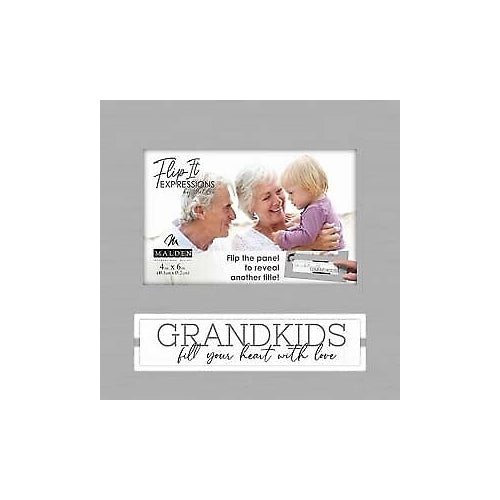 Malden 4x6 Grandkids Fill Your Heart Flip-It