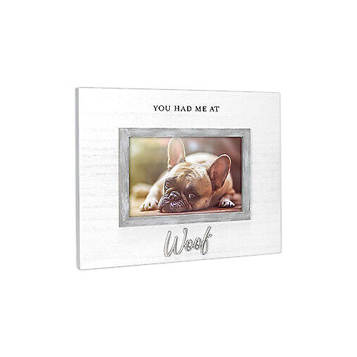 Malden 4X6 Woof Cursive Frame