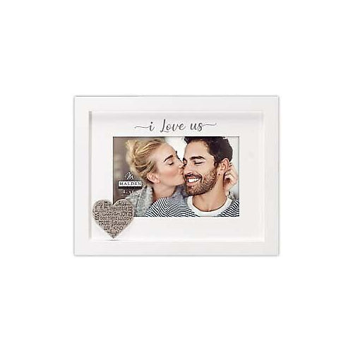 Malden 4X6 I Love Us Matted w/Heart