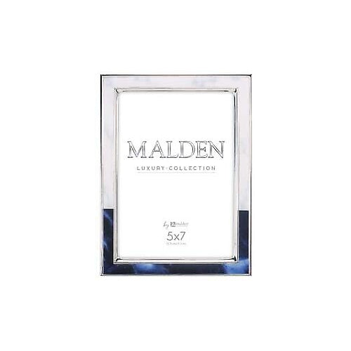 Malden 5x7 Blue & White Marbled Metal Frame