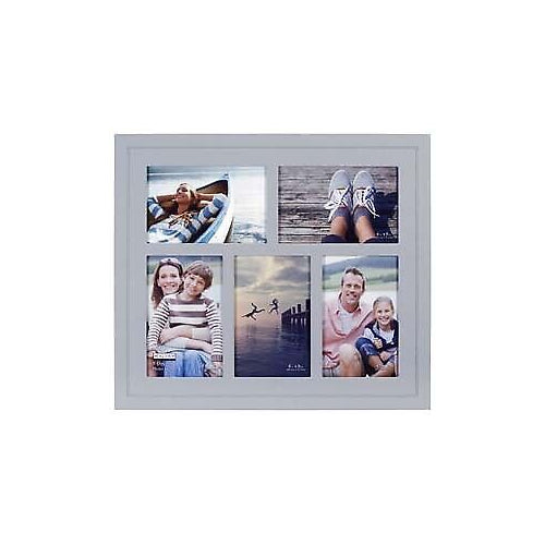 Malden 5-Op. Gray Routed Distressed Frame